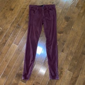 Joe’s Burgundy Jeggings